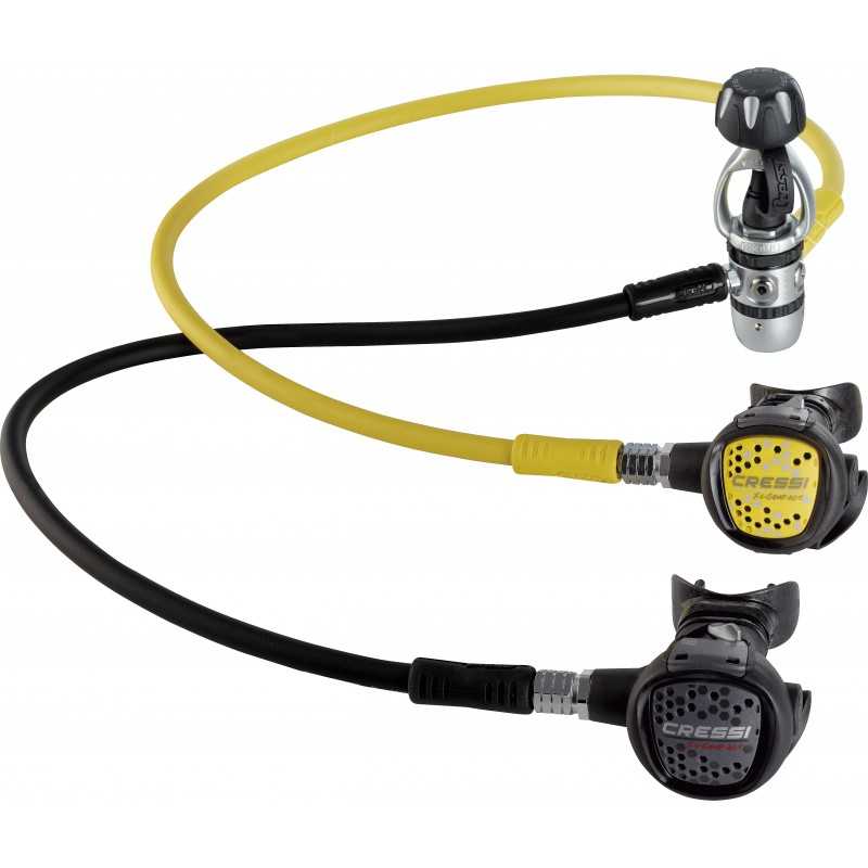 CRESSI Kit de regulador buceo + octopus XS COMPACT AC2 DHY 787051VAR