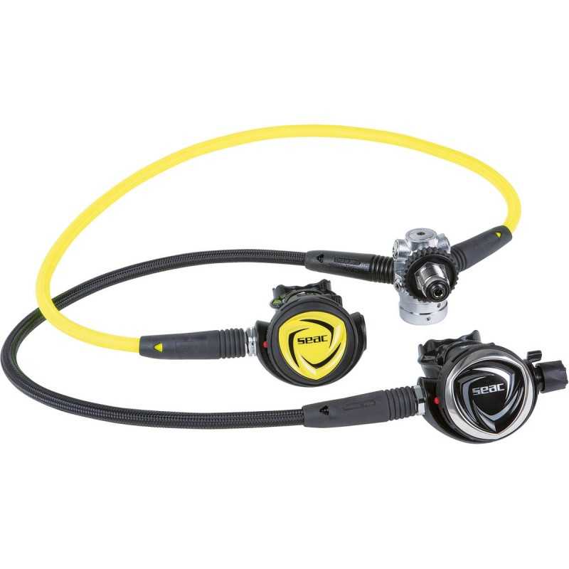 SEAC SUB Kit completo regulador de buceo con bolsa SET DX200 ICE 300 DIN 0350090002005A