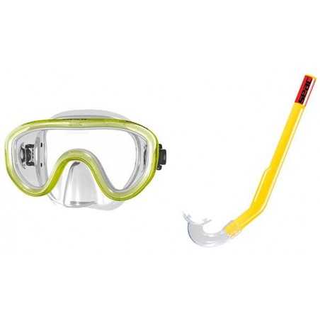 SEAC SUB Kit mascara y tubo snorkel buceo SET BIS MARINA 0890014360000A