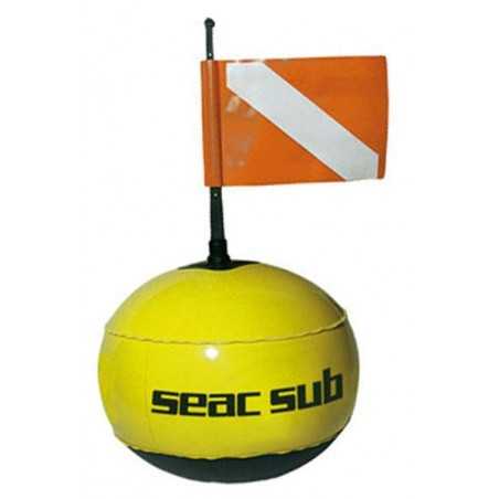 SEAC SUB Boya buceo ROUND BUY FLUO W/LINE 0950012000000A