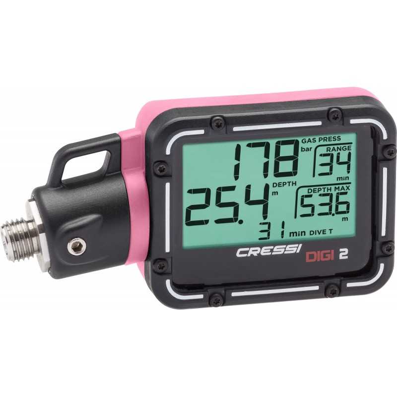CRESSI Manometro, profundimetro, termometro, reloj digital buceo DIGI 2 EKC 8000VAR