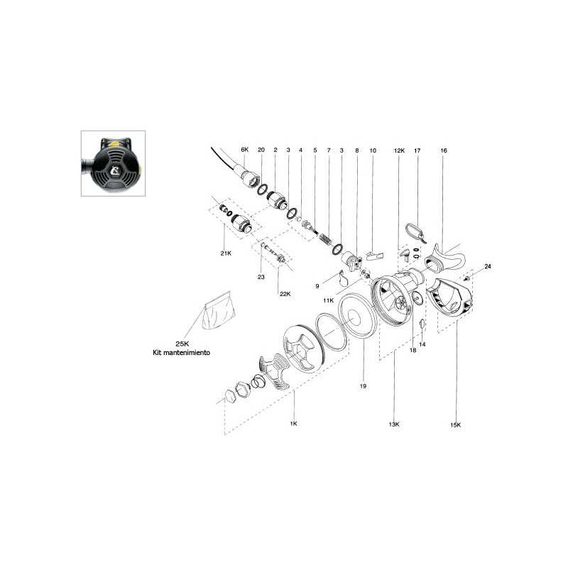 CRESSI Recambio regulador buceo: VALVULA 2ª etapa (COMPONIBLE) C/ASIENTO EHZ 742012