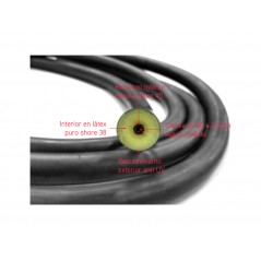 CRESSI Goma en rollo para pesca submarina VIOLET PURE 13 MM 1.5 M EFZ 400055C