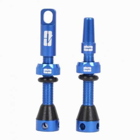 juego de valvulas aluminio tubeless pg-719 super pg 40mm