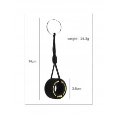 TUDETIC Small rubber tire keychain F1 PZEROBVAR