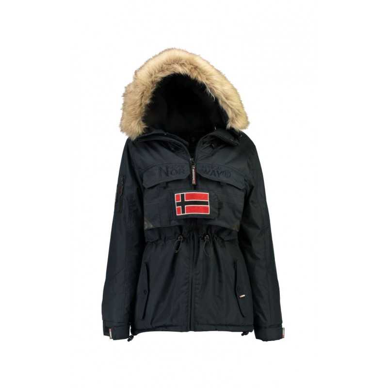 Parka para mujer BELLACIAO GEOGRAPHICAL NORWAY - Impermeable y cortavientos TALLA S