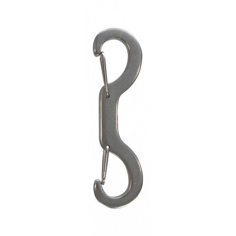 Diving accessory double carabiner 316 excentrico