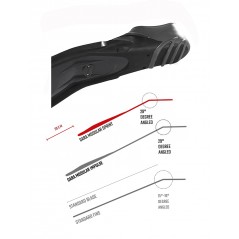 CRESSI Aletas apnea GARA TURBO SPRINT ABH 175040VAR