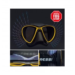 CRESSI Kit máscara + tubo de snorkel QUANTUM / ITACA ULTRA DRY ADS 405150VAR
