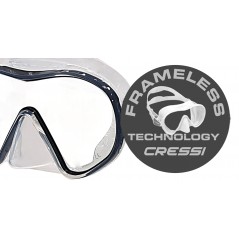 CRESSI MASK DIVING GLASSES F DUAL ADS 500050VAR