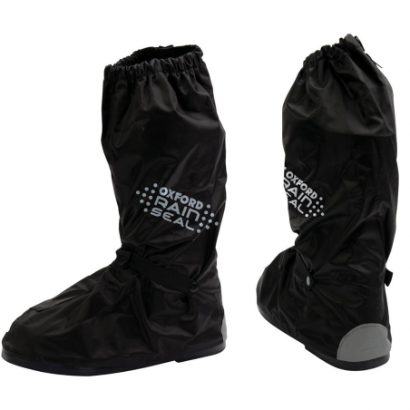 ob waterproof boot covers - non-slip sole and reflective area