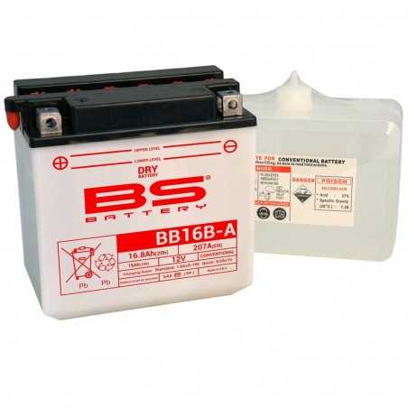 batterie + säurepack bb16b a