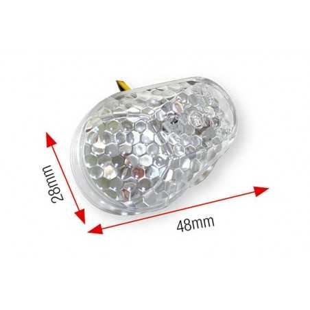 approved universal indicators basic led 28x48 mm