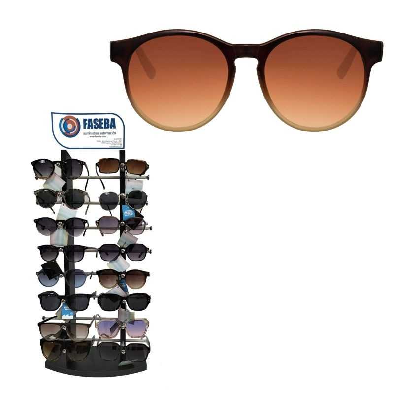 FASEBA Casual round unisex plastic frame sunglasses 07223