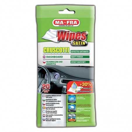 dashboard cleaner wipes satin effect