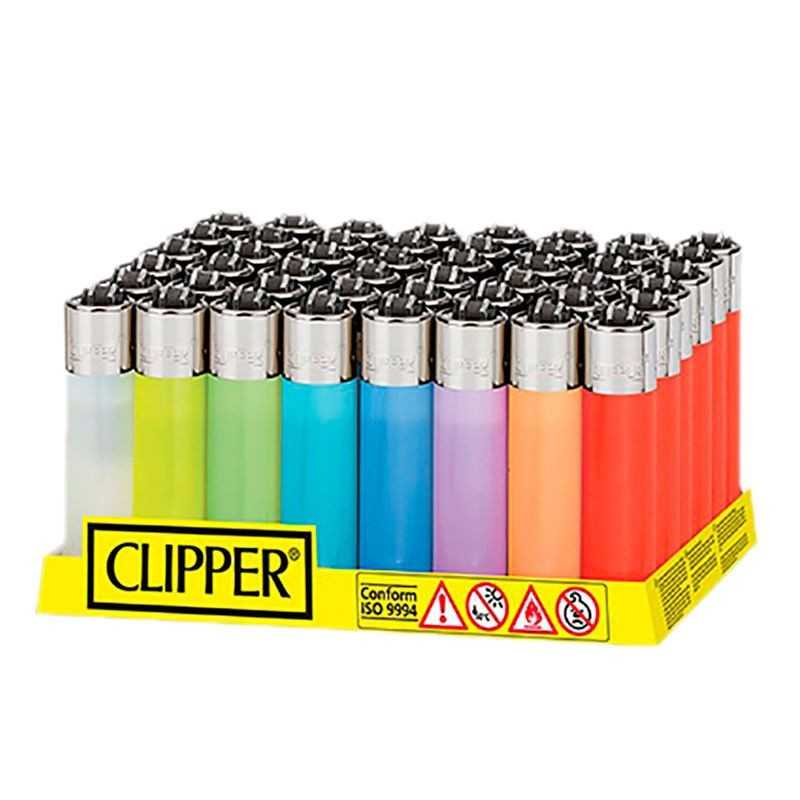 CLIPPER Mecheros Translúcidos - Encendido fácil y cómodo (48UD) 07136
