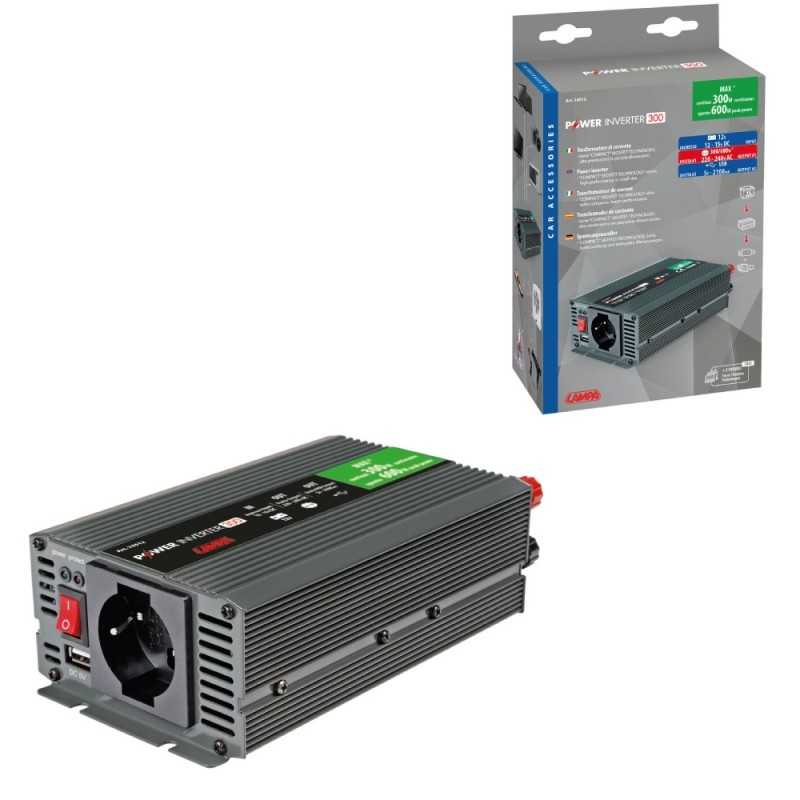 LAMPA transformer with usb port 5V 12V - 220V 300W LAM74512