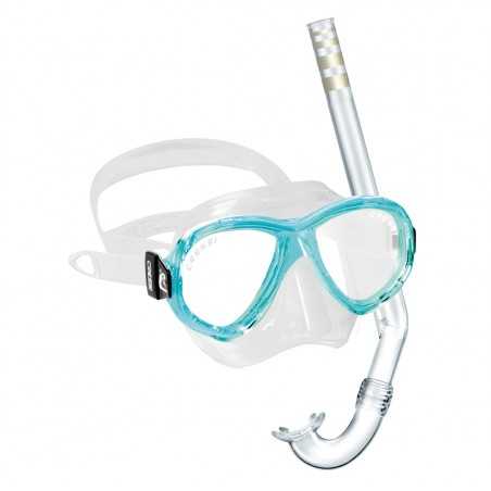 CRESSI Kit de snorkel para niños Perla Junior con máscara y tubo Minigringo ADM 101263VAR