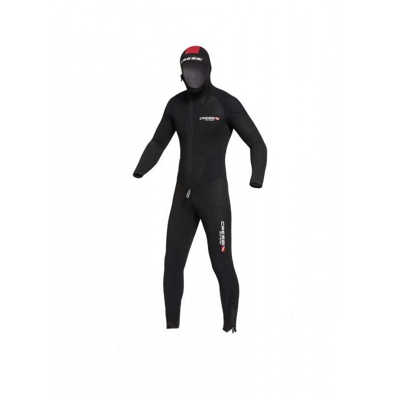 CRESSI Traje de buceo neopreno monopieza con capucha para mujer ENDURANCE 7 MM CLV 500042VAR