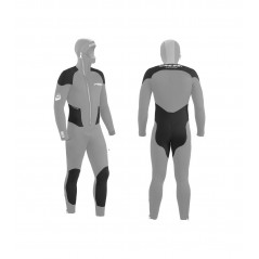 CRESSI Neoprene hooded one-piece wetsuit for women ENDURANCE 7 MM CLV 500042VAR