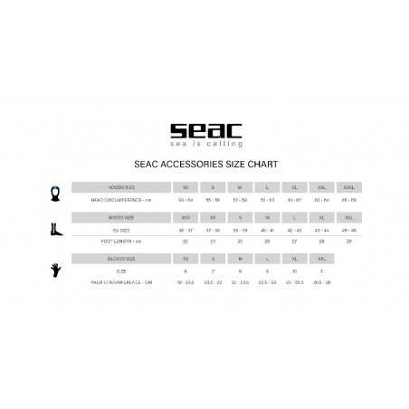 SEAC SUB Ultraflex Ultra Stretch Neoprene Diving Gloves 0160056064105A