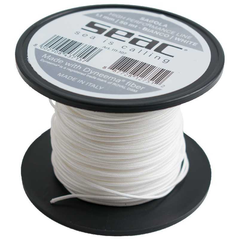 SEAC SUB Bobina de hilo pesca 50 MT 1 MM DYNEEMA CERATO 1110107120000A