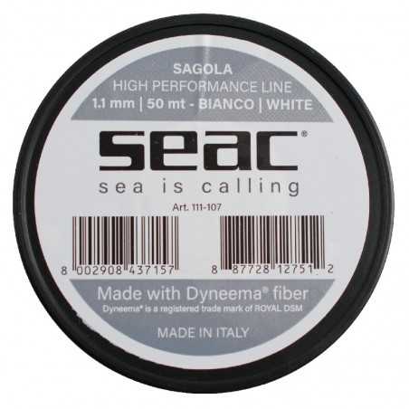 SEAC SUB reel of fishing line 50 MT 1 1 MM DYNEEMA CERATO 1110107120000A