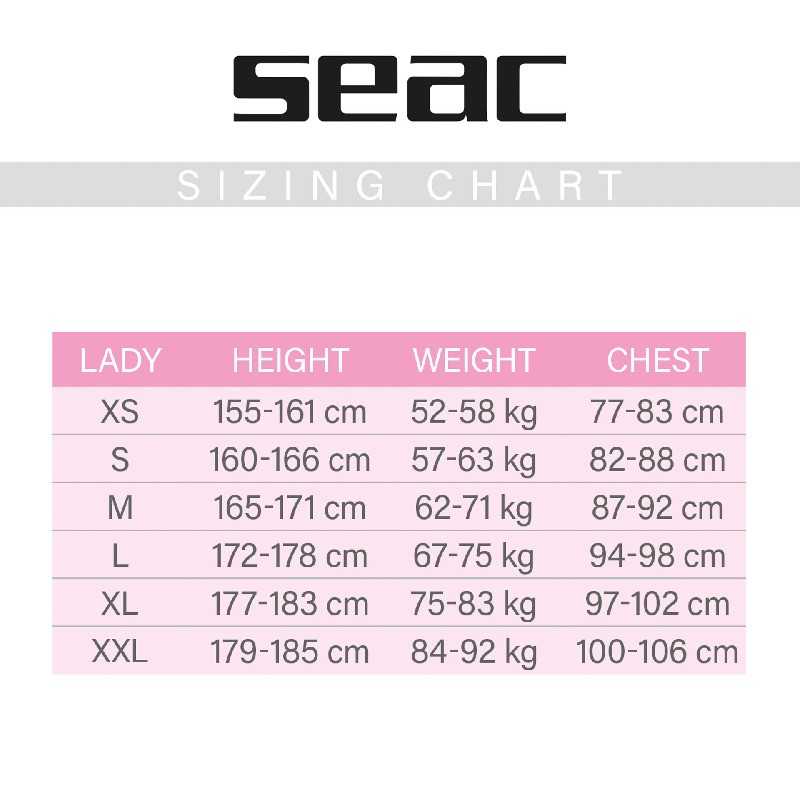 SEAC SUB Women's diving wetsuit FEEL 3 MM 0010242LVAR