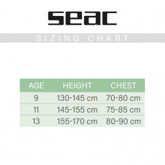SEAC SUB Traje buceo niños FIRST 5 MM 0010382VAR