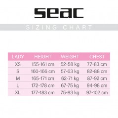 SEAC SUB Women's neoprene inner vest HOODY 2 MM 0110030LVAR