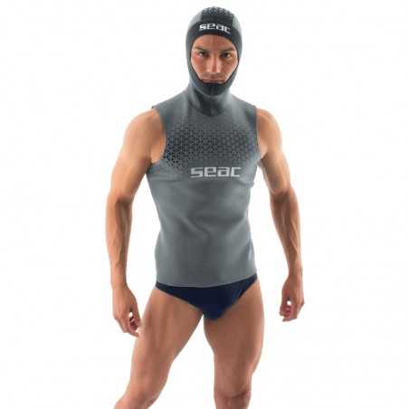 SEAC SUB Men's neoprene inner vest HOODY 2 MM 0110030MVAR