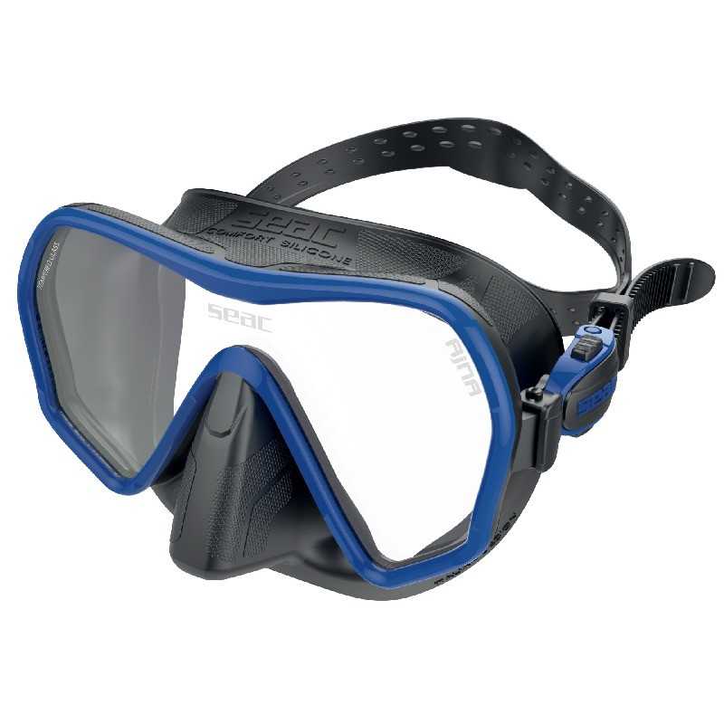 SEAC SUB Máscara de buceo silicona negra AJNA 0750067003160AV