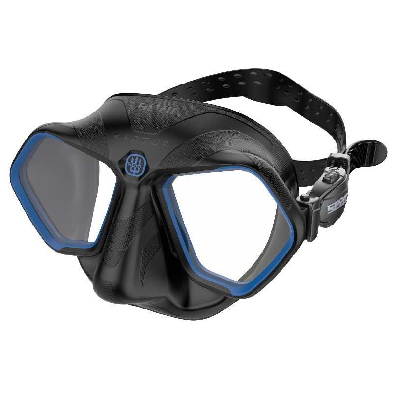 SEAC SUB Black silicone apnea mask RAPTOR 0750068VAR