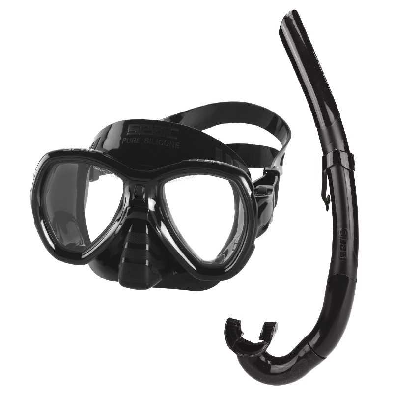 SEAC SUB Snorkel mask + tube kit BIS ELBA S/BL 0890053520000A