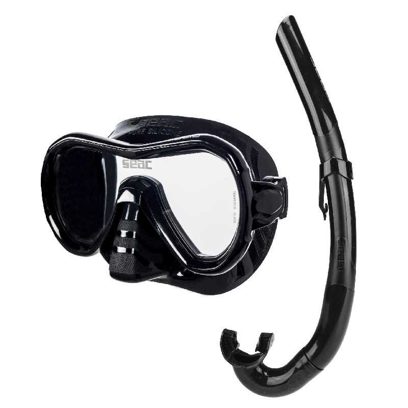SEAC SUB Snorkel mask + tube kit BIS GIGLIO S/BL 0890055520000A