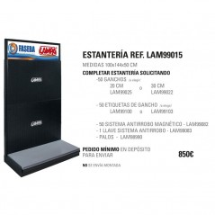 LAMPA Flat headboard medium shelf display 144X100X50 CM 144X100X50 CM LAM99015