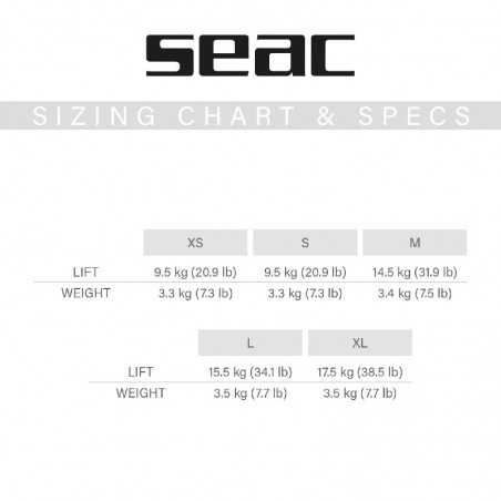 SEAC SUB Chaleco BCD EQ-PRO 0424025VAR