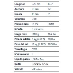 CRESSI Tabla paddle surf HAIKILI EVC 715305
