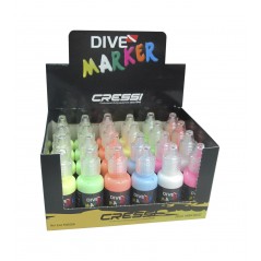 CRESSI Accesorio de buceo pintura 3D marcado material DIVE MARKER 20ml (24ud) EJA 700030K