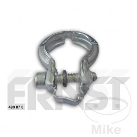 abrazadera de escape con tornillo