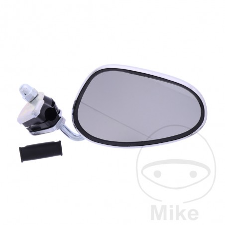 right oval rearview mirror