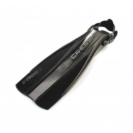 CRESSI FROG adjustable diving fins - Innovative foot pocket design under the blade ABF 195038VAR
