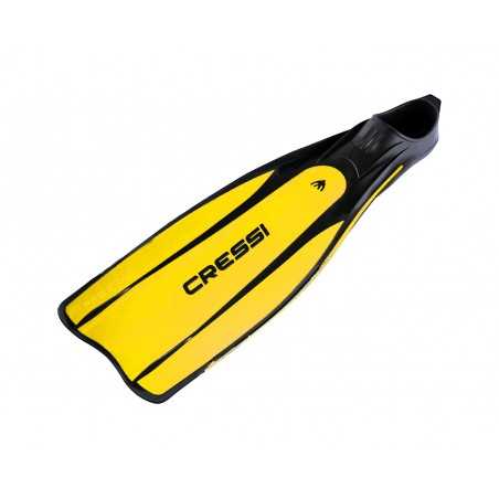 CRESSI High-end PRO STAR foot pocket fins for diving - High reactivity polypropylene blade and aligned with the better direction