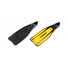 CRESSI High-end PRO STAR foot pocket fins for diving - High reactivity polypropylene blade and aligned with the better direction