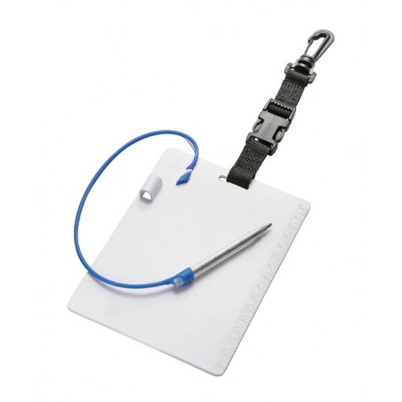 CRESSI underwater board: Plastic board with multi-point pencil and Faste hook x EJA 700001