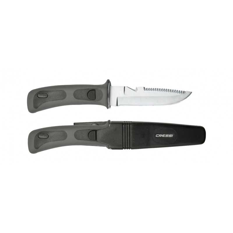 CRESSI Cuchillo de buceo VIGO - Pequeño, plano y ergonómico BRC 555000