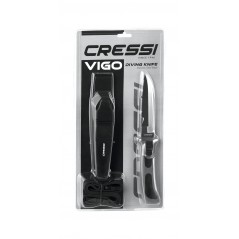 CRESSI Cuchillo de buceo VIGO - Pequeño, plano y ergonómico BRC 555000