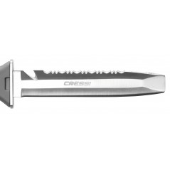 CRESSI BORG diving knife from | AISI 420 stainless steel blade and soft grip anatomical handle BRC 559100