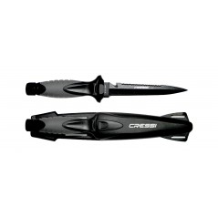 CRESSI Cuchillo de buceo FINISHER - estilete pesca submarina acero AISI 420 BRC 559300