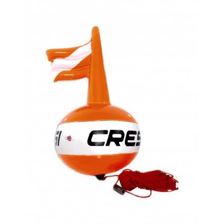 CRESSI diving buoy for competition with inflatable flag and weighted rope BTA 611500